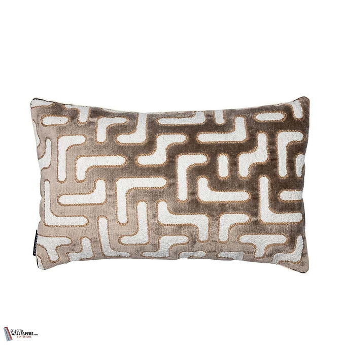 Housse de Coussin Bryce kussen-Casamance-Taupe-50 x 30 cm-Selected Wallpapers-Interiors