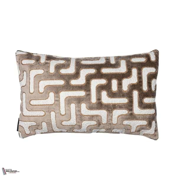 Housse de Coussin Bryce kussen-Casamance-Taupe-50 x 30 cm-Selected Wallpapers-Interiors