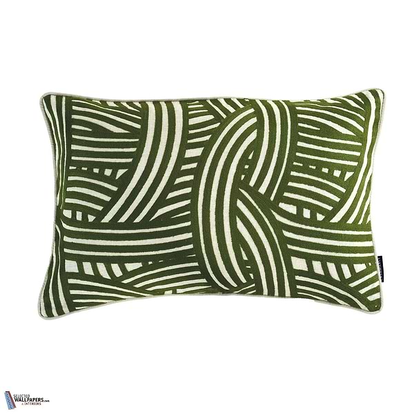 Housse de Coussin Caravane-Kussen-Casamance-Cushion-Kaki-40 x 60 cm-Selected Interiors