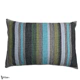 Housse de Coussin Costa Nova-Kussen-Casamance-Cushion-Turquoise emeraude-40 x 60 cm-Selected Interiors