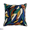 Housse de Coussin Defile-Kussen-Casamance-Cushion-Moutarde/Emeraude-45 x 45 cm-Selected Interiors