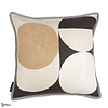 Housse de Coussin Ellipse kussen-Casamance-Noir Naturel Ivoire-45 x 45 cm-Selected Wallpapers-Interiors