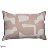 Housse de Coussin Entrelacs-Casamance-kussen-cushion-kissen-Rose Poudre-60 x 40 cm-Selected Interiors