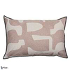 Housse de Coussin Entrelacs-Casamance-kussen-cushion-kissen-Rose Poudre-60 x 40 cm-Selected Interiors