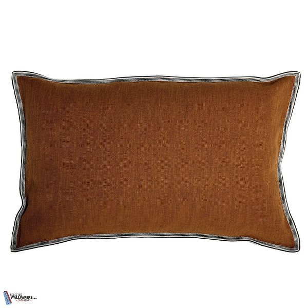 Housse de Coussin Guethary-Kussen-Casamance-Cushion-Terre de Sienne-40 x 60 cm-Selected Interiors