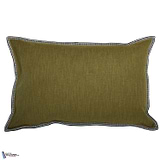 Housse de Coussin Guethary-Kussen-Casamance-Cushion-Olive-40 x 60 cm-Selected Interiors