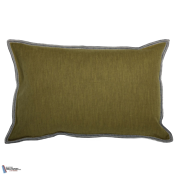 Housse de Coussin Guethary-Kussen-Casamance-Cushion-Olive-40 x 60 cm-Selected Interiors