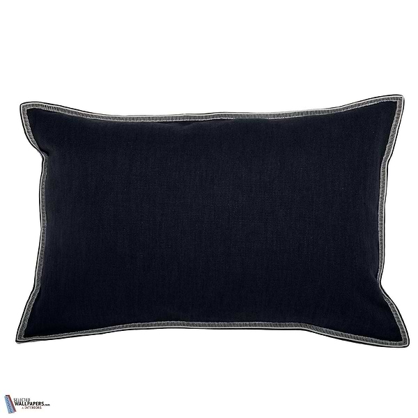 Housse de Coussin Guethary-Kussen-Casamance-Cushion-Marine-40 x 60 cm-Selected Interiors