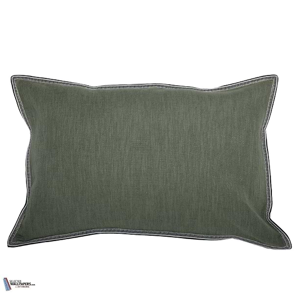 Housse de Coussin Guethary-Kussen-Casamance-Cushion-Vert de Gris-40 x 60 cm-Selected Interiors