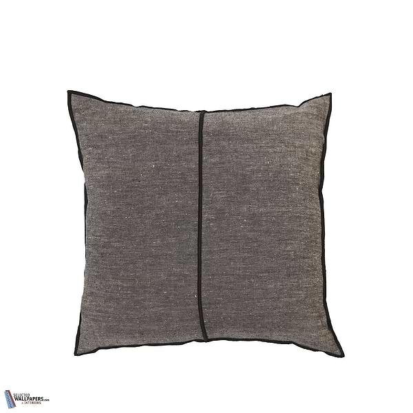 Housse de Coussin Linen-Kussen-Casamance-Cushion-Noir de Lune Beige-45 x 45 cm-Selected Interiors