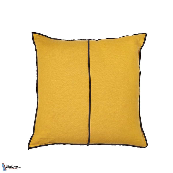Housse de Coussin Linen-Kussen-Casamance-Cushion-Curry-45 x 45 cm-Selected Interiors