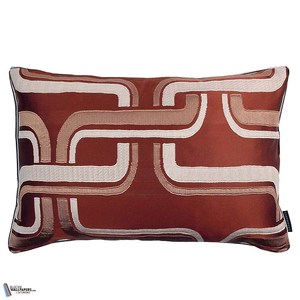 Housse de Coussin Luminescence-Casamance-kussen-cushion-kissen-Acajou-60 x 40 cm-Selected Interiors