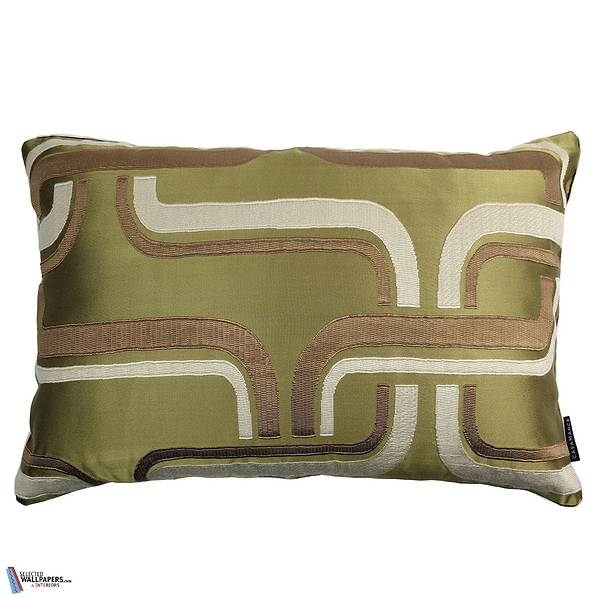 Housse de Coussin Luminescence-Casamance-kussen-cushion-kissen-Olive-60 x 40 cm-Selected Interiors