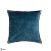 Housse de Coussin Manade-Kussen-Casamance-Bleu Topaze-45 x 45 cm-Selected Interiors