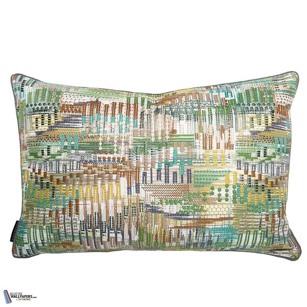 Housse de Coussin Point de Vue-Kussen-Casamance-Cushion-Vert Moutarde-40 x 60 cm-Selected Interiors