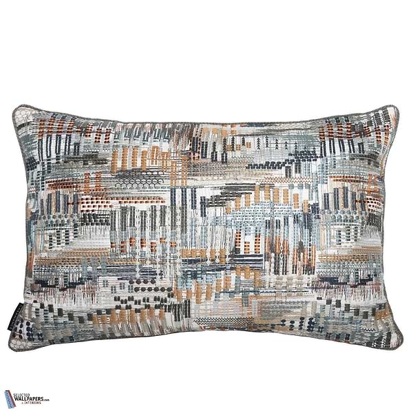 Housse de Coussin Point de Vue-Kussen-Casamance-Cushion-Orage Orange Brulee-40 x 60 cm-Selected Interiors
