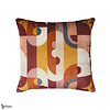 Housse de Coussin Reciproque-Kussen-Casamance-Cushion-Multico Terre de Sienne-45 x 45 cm-Selected Interiors