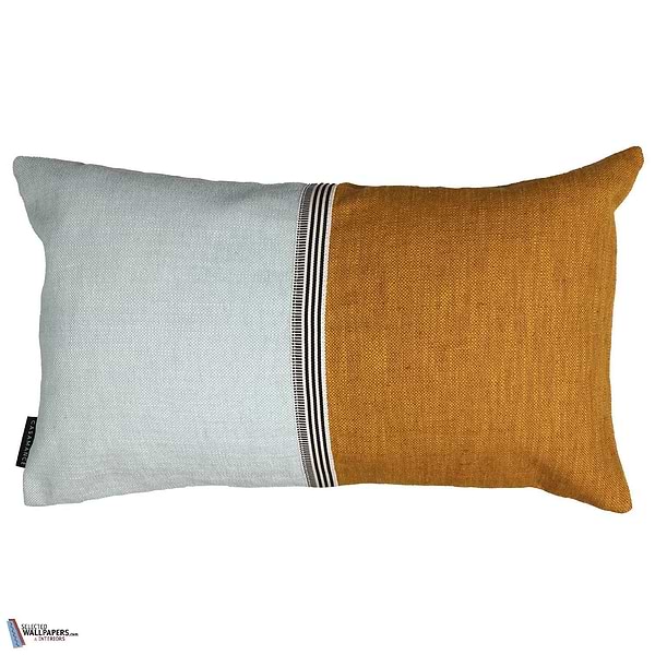 Housse de Coussin Rime-Casamance-kussen-cushion-kissen-Vert de Gris Ocre-50 x 30 cm-Selected Interiors