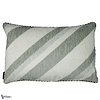 Housse de Coussin Slalom-Casamance-kussen-cushion-kissen-Vert de Gris-60 x 40 cm-Selected Interiors