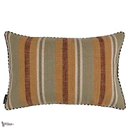 Housse de Coussin Via Verri kussen-Casamance-Kaki terre de sienne-60 x 40 cm-Selected Wallpapers-Interiors