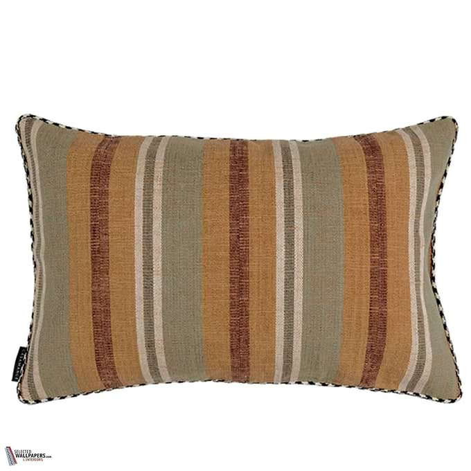 Housse de Coussin Via Verri kussen-Casamance-Kaki terre de sienne-60 x 40 cm-Selected Wallpapers-Interiors