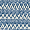 Hozho stof-Casamance-Bleu-Meter (M1)-Selected Wallpapers-Interiors