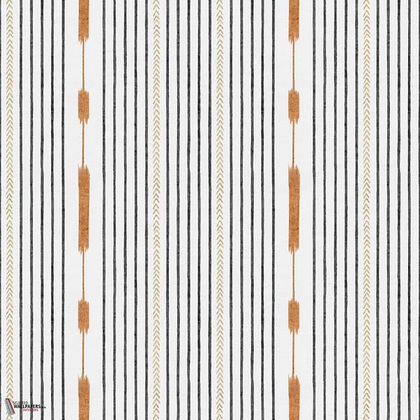 Huipil behang-Coordonne-Black-Non Woven-Rol-Selected Wallpapers-Interiors