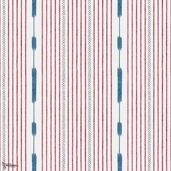 Huipil behang-Coordonne-Red-Non Woven-Rol-Selected Wallpapers-Interiors