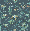 Hummingbirds-Cole & Son-Viridian-Rol-Selected-Wallpapers-Interiors