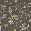 Hummingbirds-Cole & Son-Charcoal & Ginger-Rol-Selected-Wallpapers-Interiors