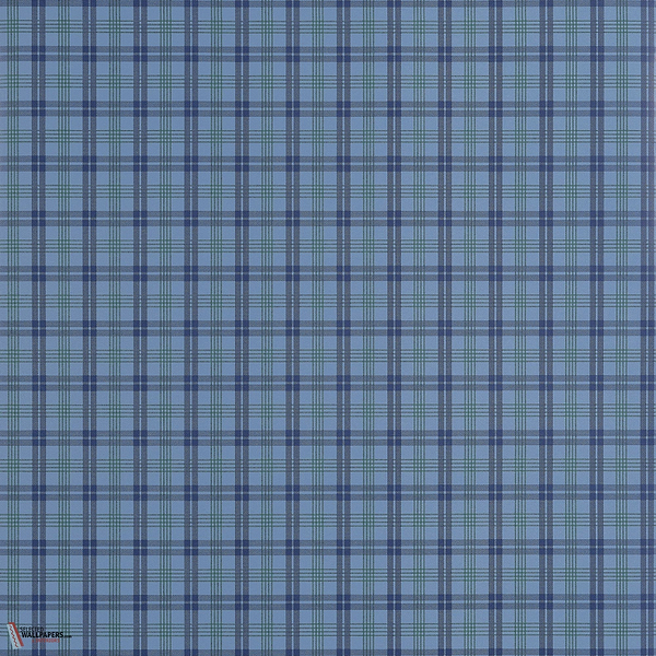 Huntley Plaid behang-Thibaut-wallpaper-tapete-Navy-Rol-Selected-Wallpapers-Interiors