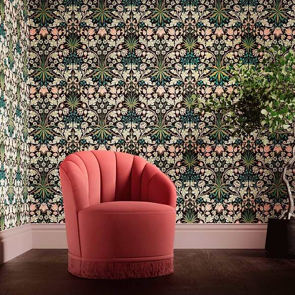 Hyacinth-behang-tapete-wallpaper-Morris & Co-Selected-Wallpapers-Interiors