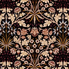 Hyacinth behang-House of Hackney-wallpaper-tapete-Black-200 cm-Selected-Wallpapers-Interiors
