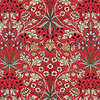 Hyacinth behang-House of Hackney-wallpaper-tapete-Scarlet Red-200 cm-Selected-Wallpapers-Interiors