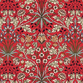 Hyacinth behang-House of Hackney-wallpaper-tapete-Scarlet Red-200 cm-Selected-Wallpapers-Interiors