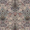 Hyacinth behang-House of Hackney-wallpaper-tapete-Dove Grey-200 cm-Selected-Wallpapers-Interiors