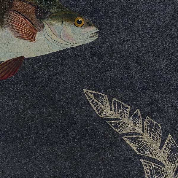 Contro Corrente behang-behang-Inkiostro Bianco-Selected Wallpapers &amp; Interiors