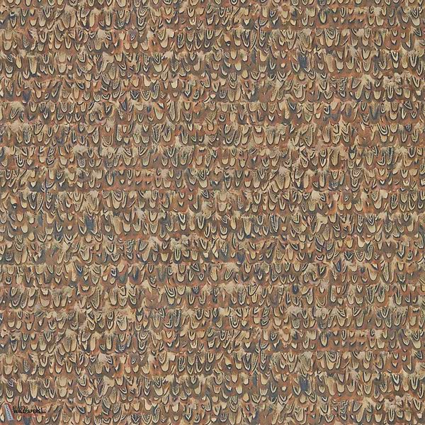 Icarus behang-Zoffany-Copper/ phesant-Rol-Selected Wallpapers-Interiors