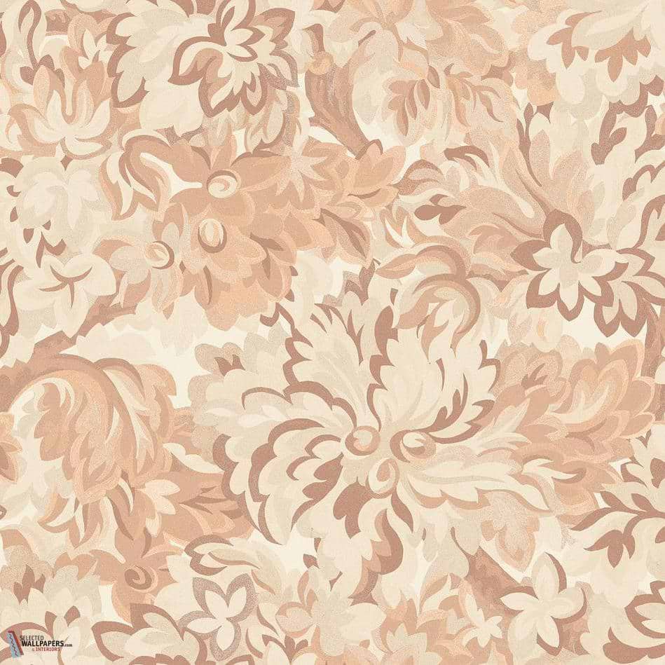Idilia behang-Masureel-wallpaper-tapete-Peach-Rol-Selected-Wallpapers-Interiors