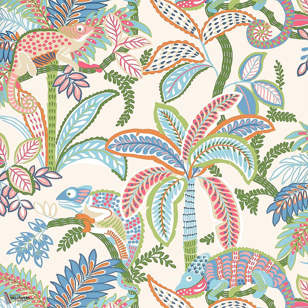 Iggy behang-Thibaut-Island-Rol-Selected Wallpapers-Interiors