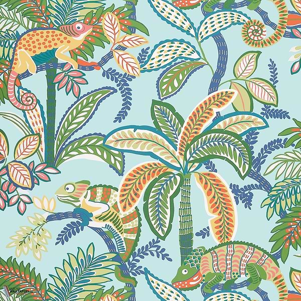 Iggy behang-Thibaut-Poolside-Rol-Selected Wallpapers-Interiors