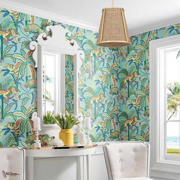 Iggy behang-Thibaut-Selected Wallpapers-Interiors