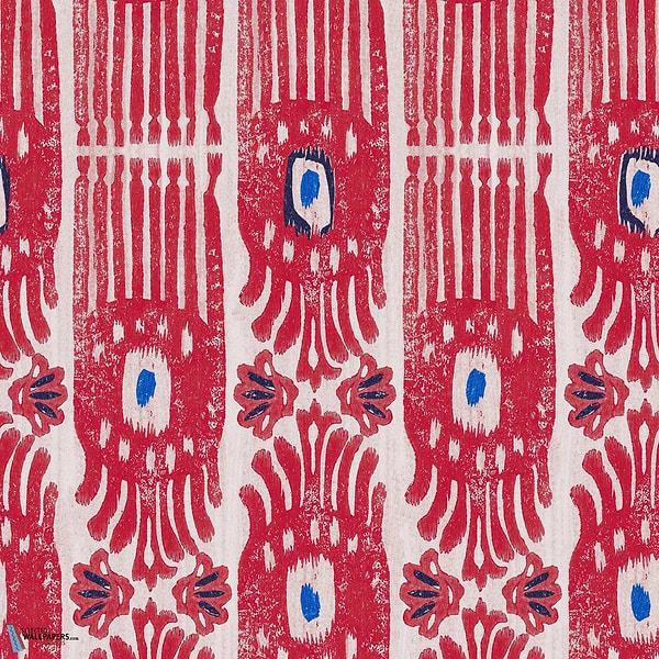 Ikat-behang-Tapete-Mind the Gap-Raspberry Ripple-Rol-WP20819-Selected Wallpapers