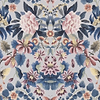 Ikebana Damask-behang-Tapete-Designers Guild-Slate Blue-Rol-PDG1156/04-Selected Wallpapers