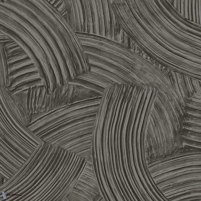 Impasto behang-Arte-wallpaper-tapete-Gunmetal-Meter (M1)-Selected-Wallpapers-Interiors