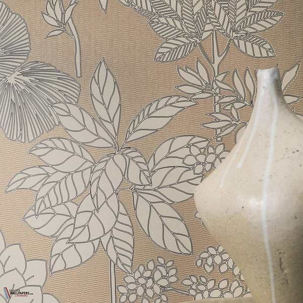 Inara behang-Casamance-Selected Wallpapers-Interiors