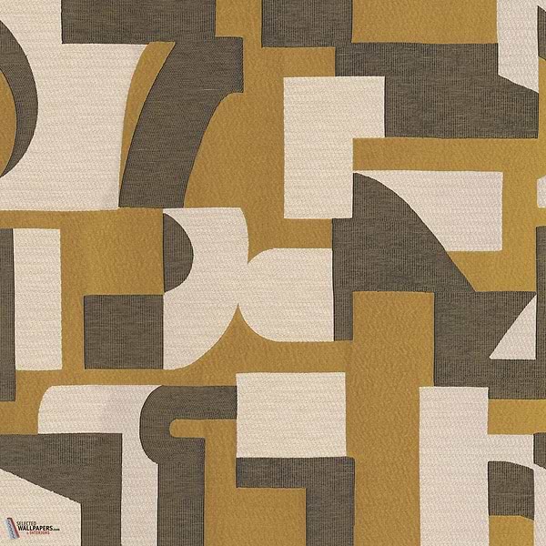 Influence stof-Casamance-Mordoré noir-Meter (M1)-Selected Wallpapers-Interiors