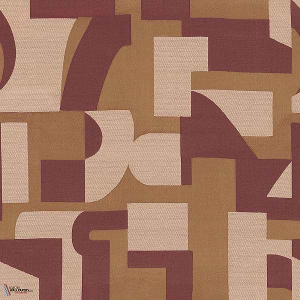 Influence stof-Casamance-Orange-Meter (M1)-Selected Wallpapers-Interiors