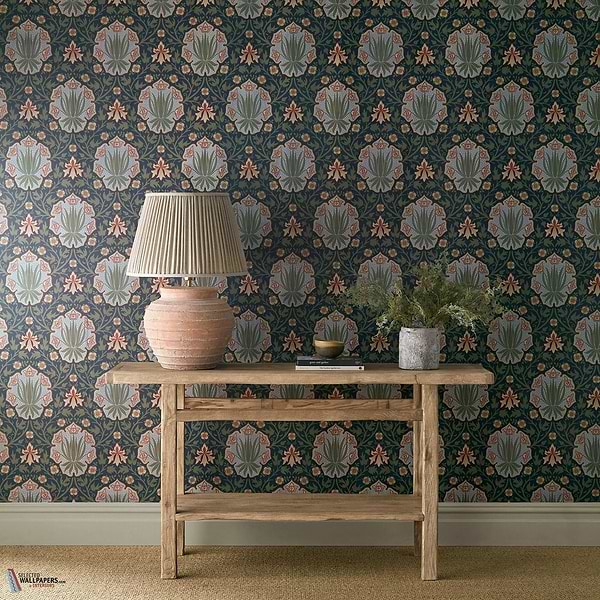 Iris & Rose behang-Morris & Co-Selected Wallpapers-Interiors