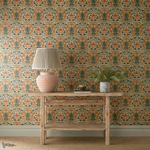 Iris & Rose behang-Morris & Co-Selected Wallpapers-Interiors